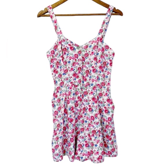 Urban Outfitters Staring At Stars Cross-back Romper 90s Floral Backless Playsuit - Picture 3 of 16